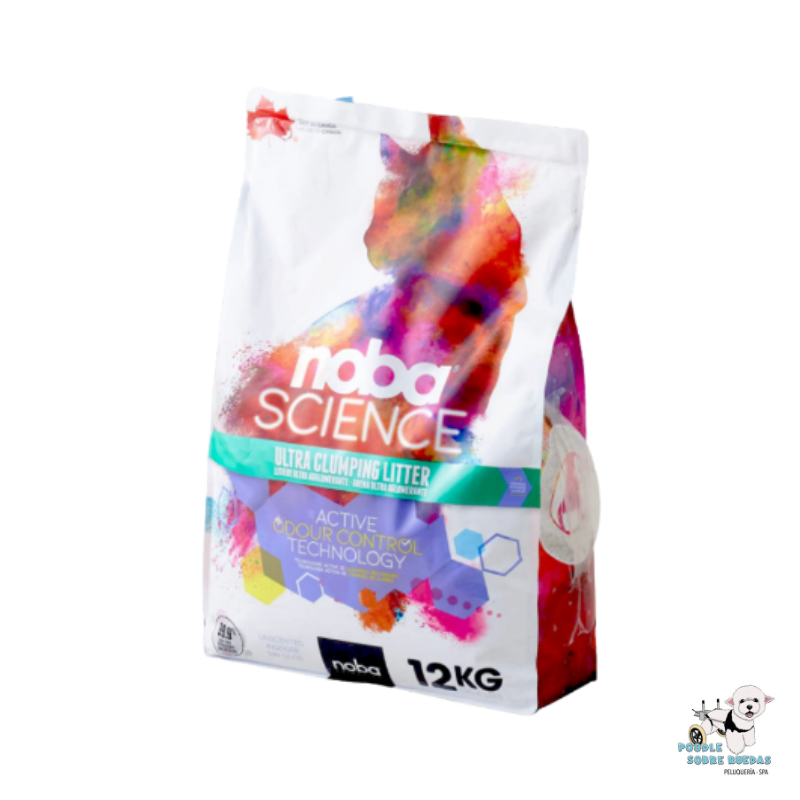 Noba Science Sin Fragancia Arena Para Gato 12 K