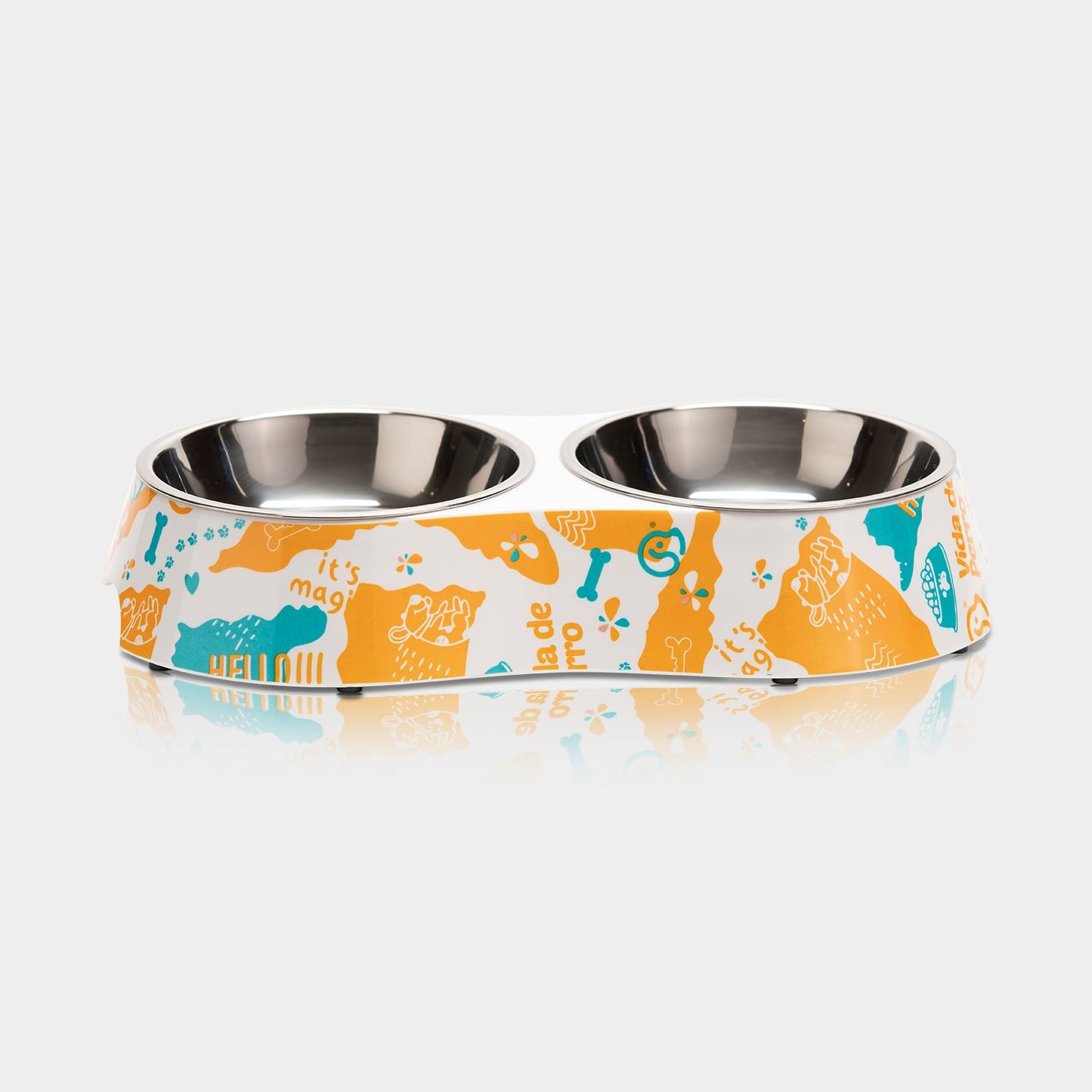 Vida De Perro Tazón Doble Pequeño 6006T