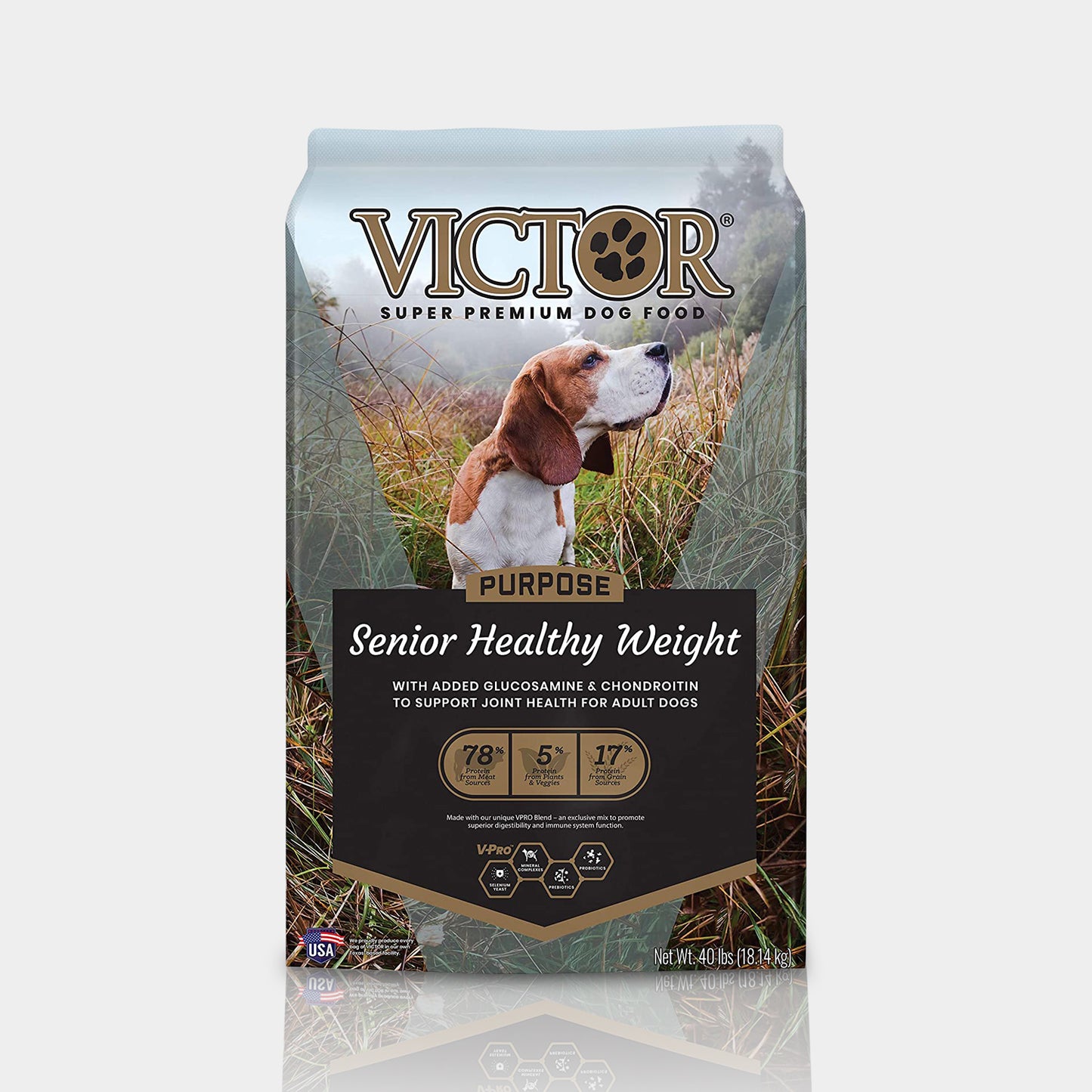 Victor Senior Healthy Weight Alimento Para Perro