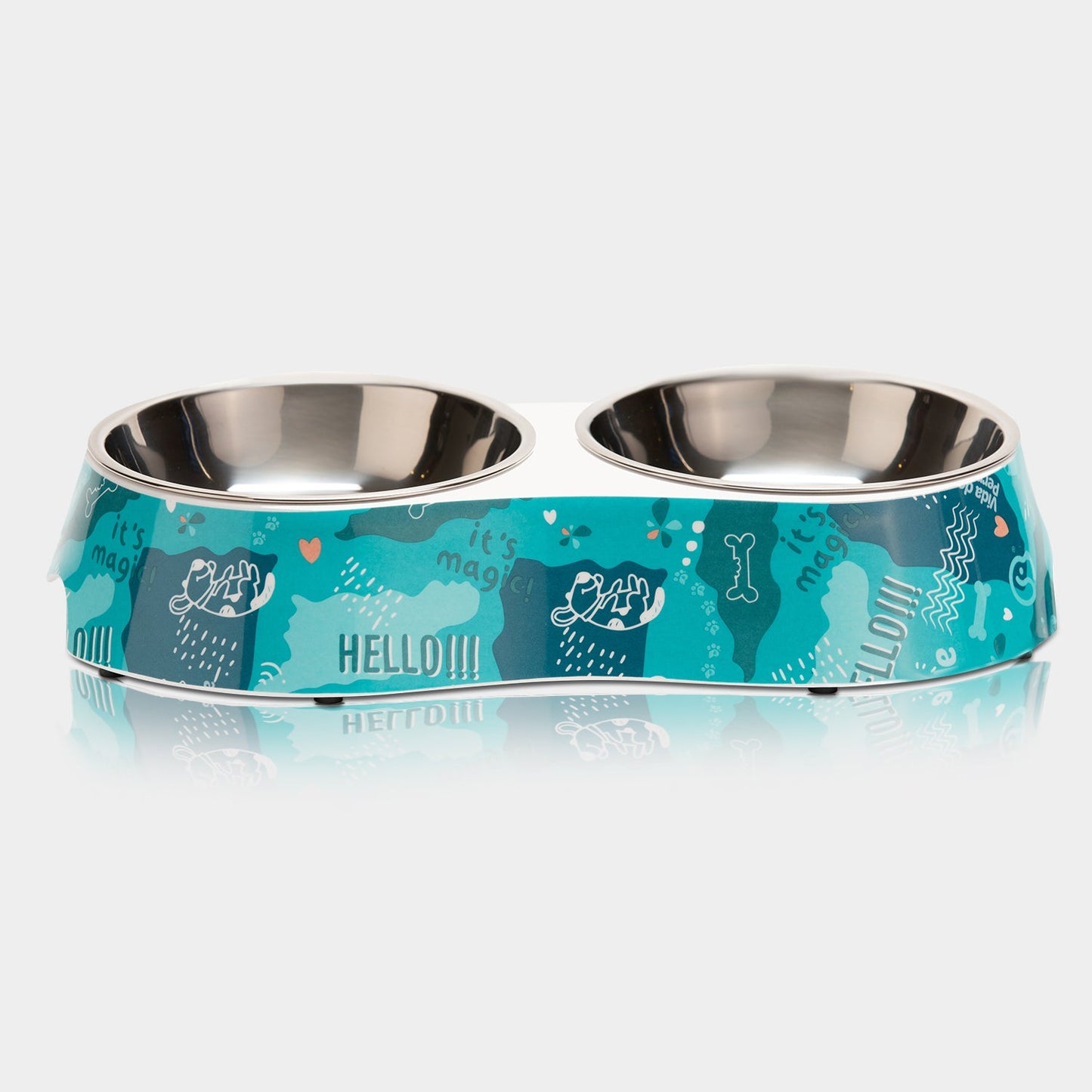 Vida De Perro Tazón Doble Pequeño 6006T