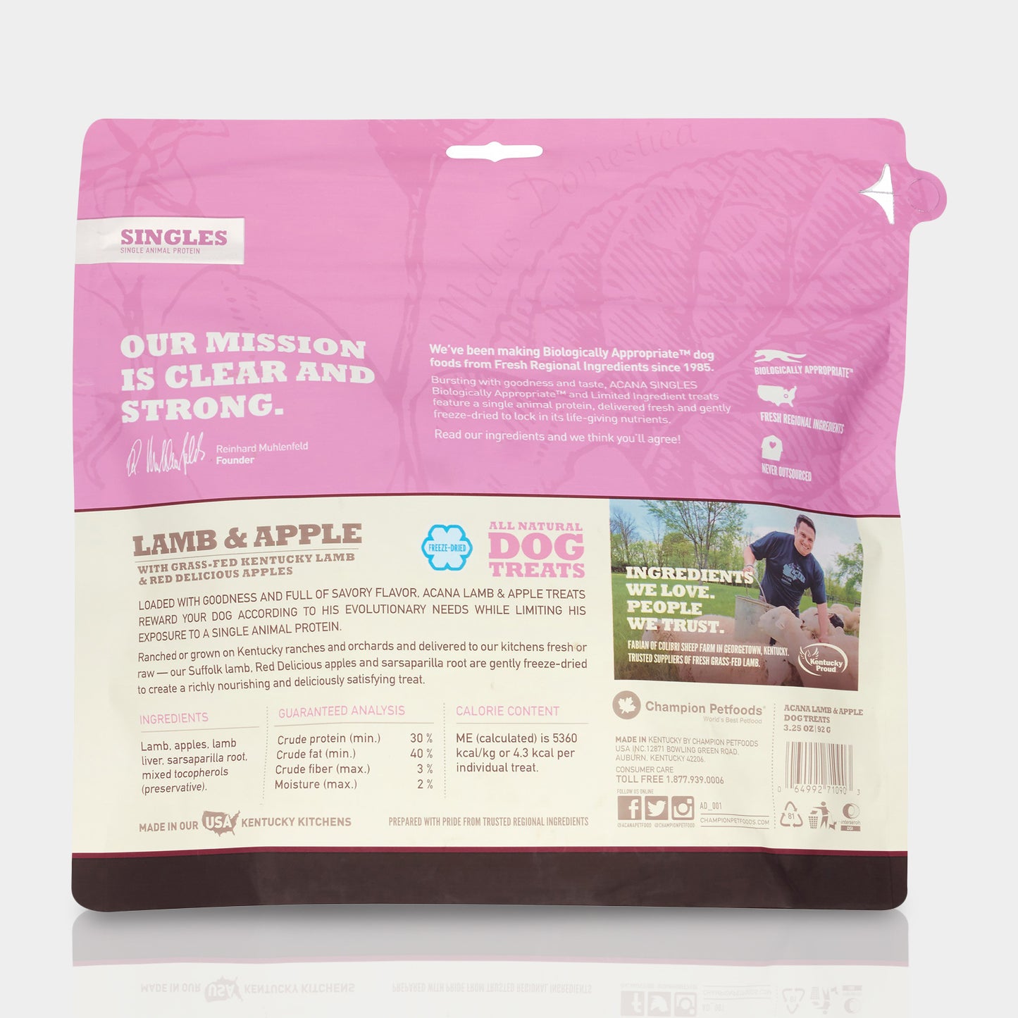 Acana Lamb And Apple Premios Para Perro