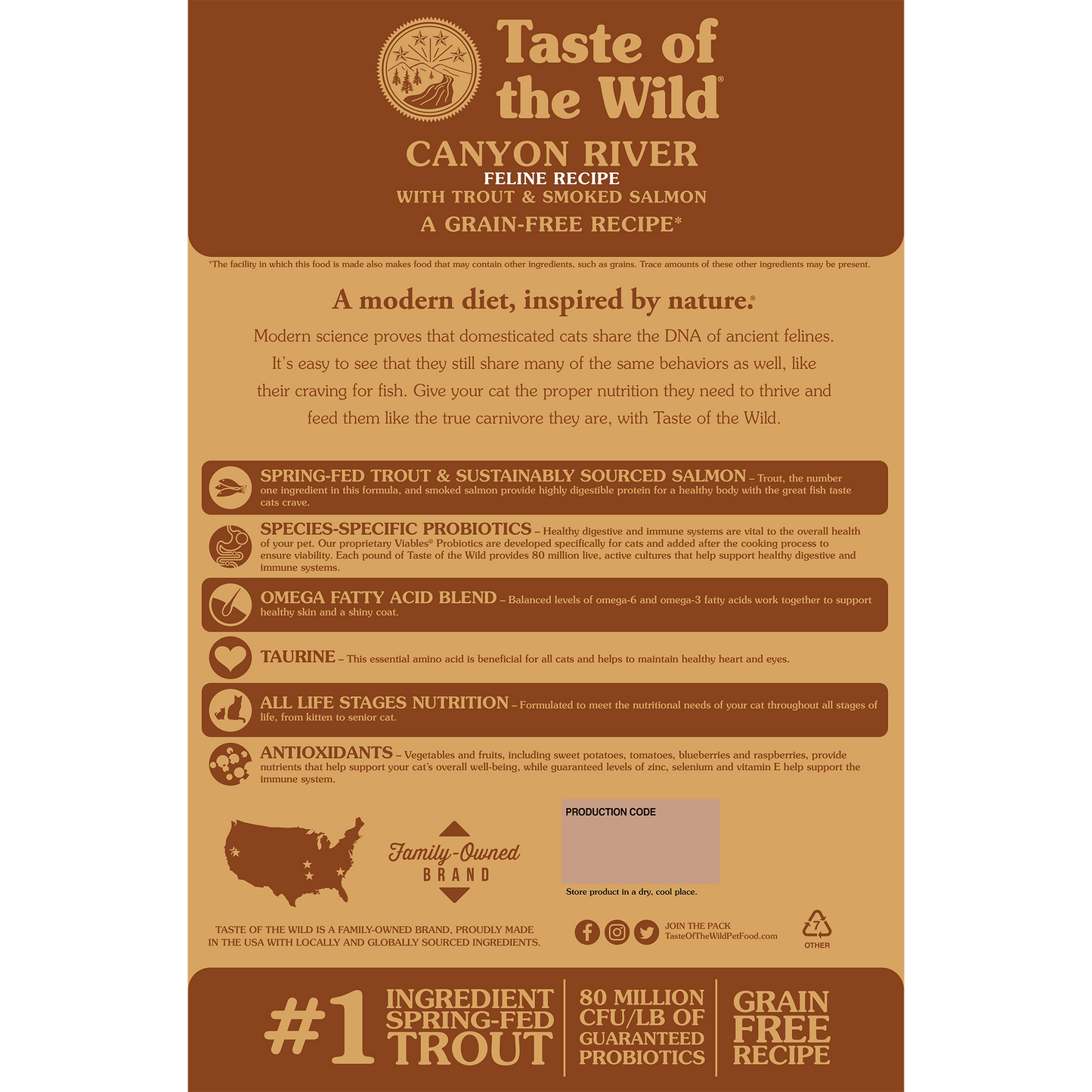 Taste Of The Wild Canyon River With Trout And Smoked Salmon Alimento Para Gato