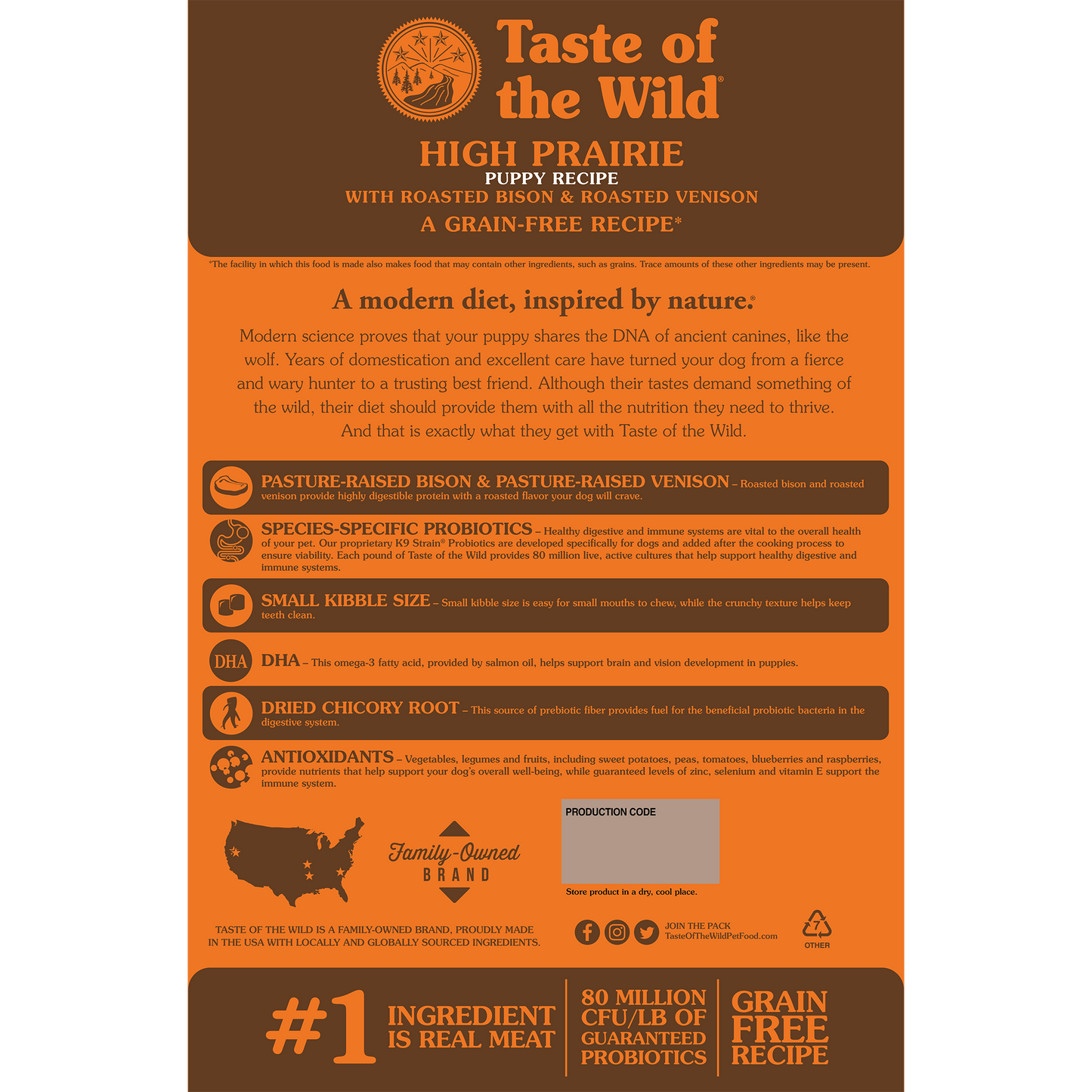 Taste Of The Wild High Praire Puppy Alimento Para Perro