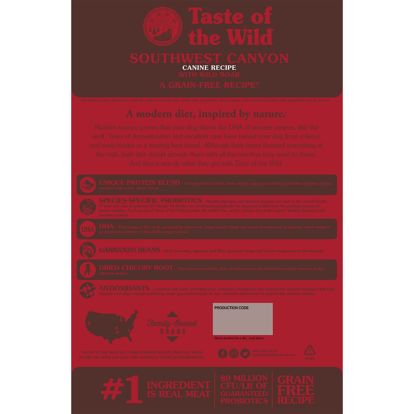 Taste Of The Wild Southwest Canyon With Wild Boar Alimento Para Perro