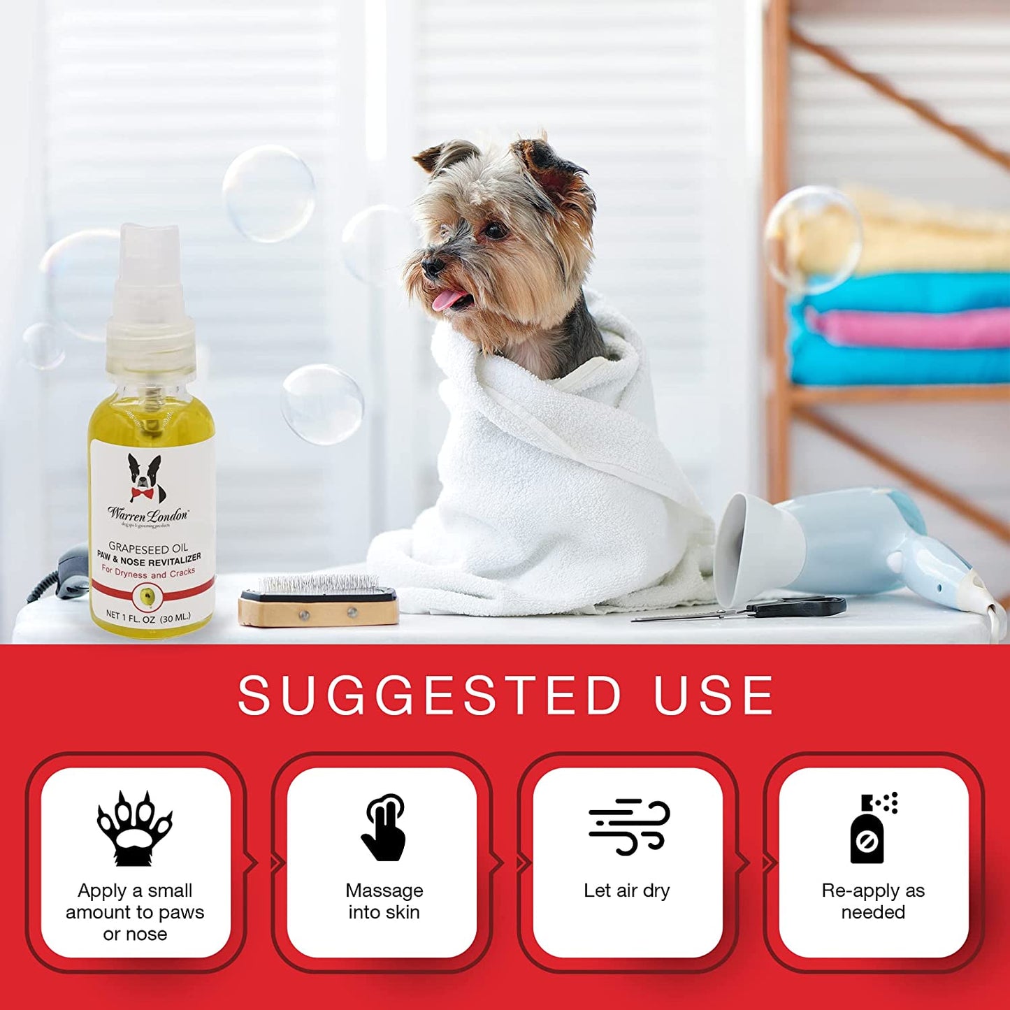 Warren London Revitalizador De Patas Para Perro