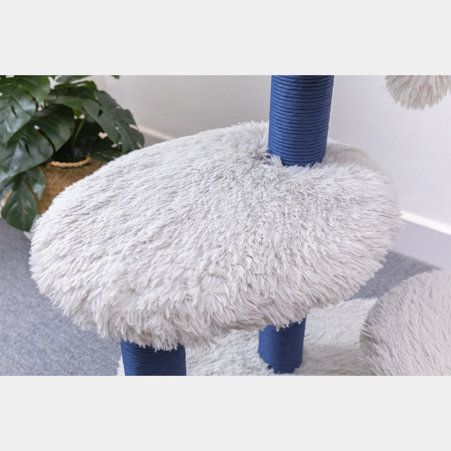 PetPals Árbol de Gato De 4 Niveles Estilo Galaxy