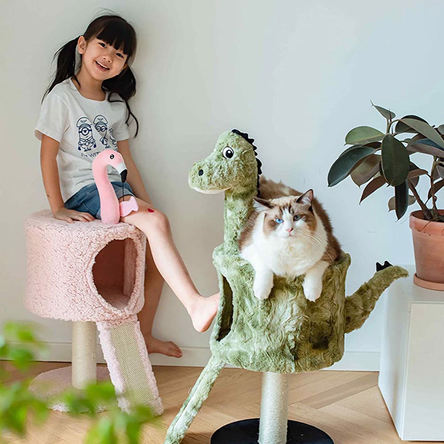 PetPals Árbol de Gato de Flamenco