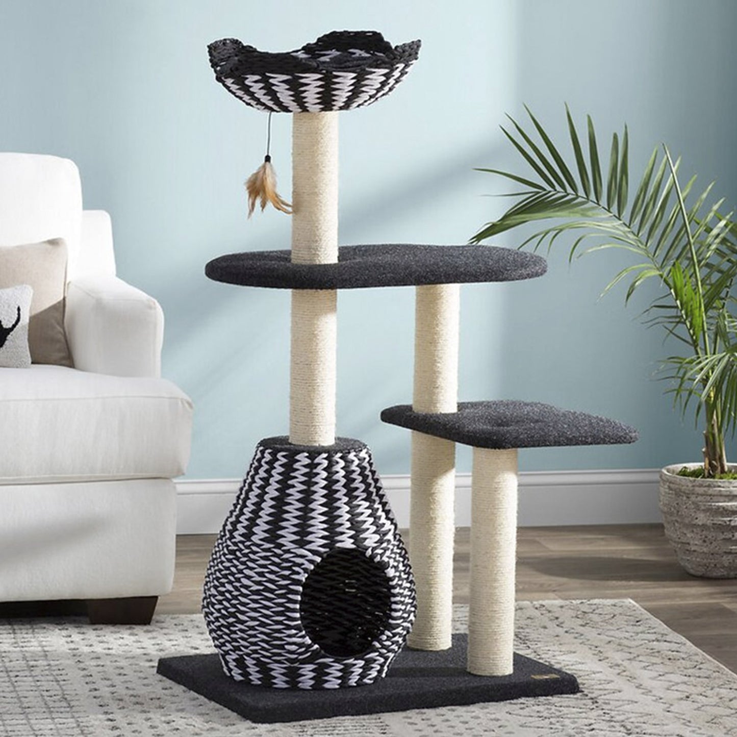 PetPals Árbol De Gato De 4 Niveles Estilo Ace