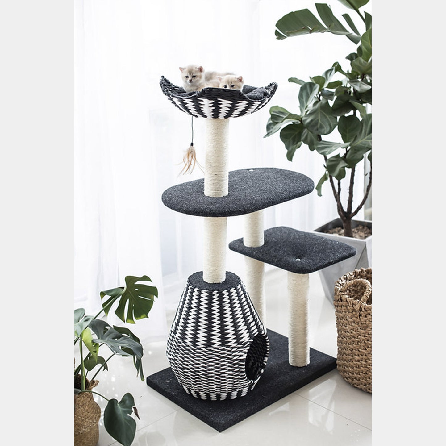 PetPals Árbol De Gato De 4 Niveles Estilo Ace