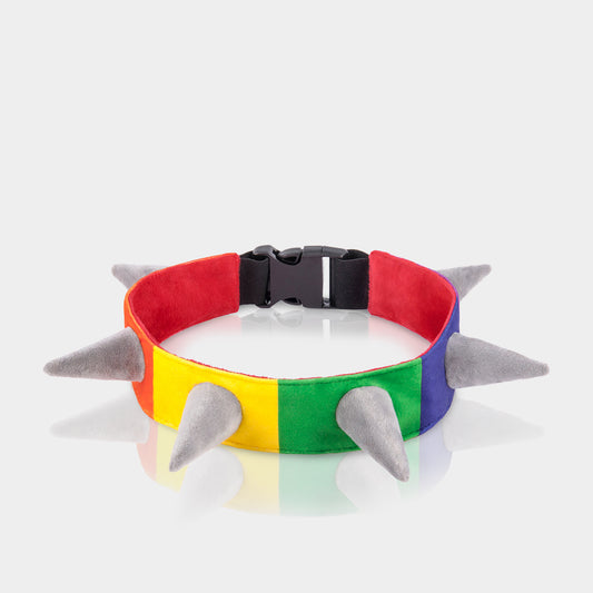 Pet Play Collar Spiked Multicolor Para Perro