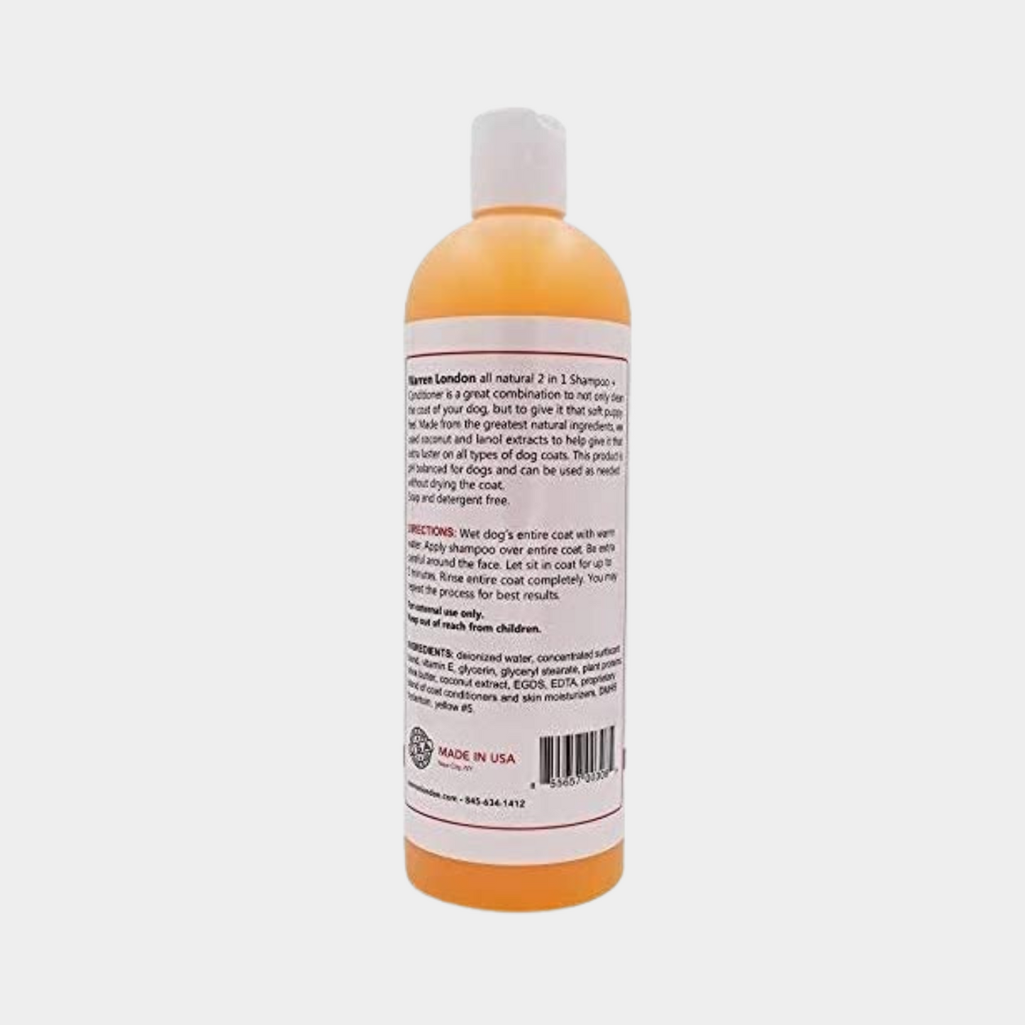 Warren London Shampoo Y Acondicionador 2 en 1 Para Perro