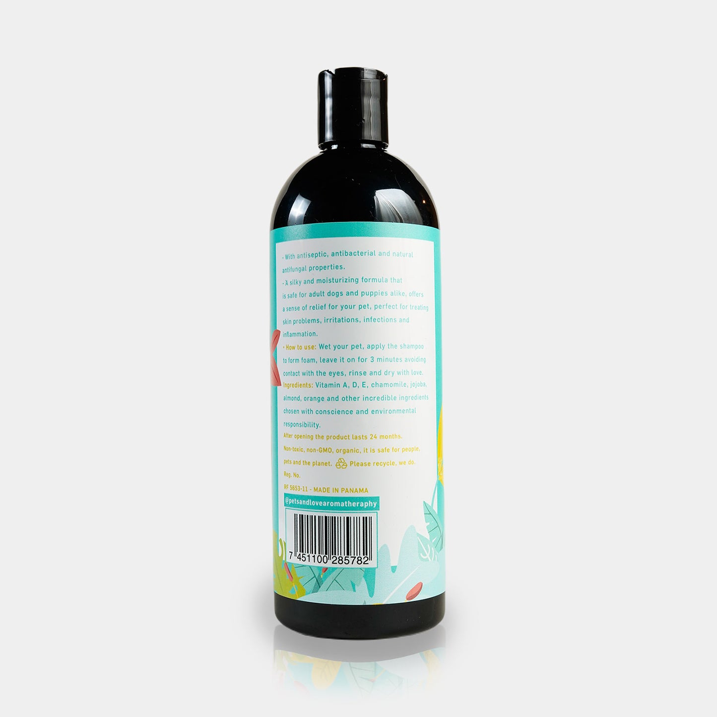 Pets And Love Shampoo Medicado Con Aroma Armonia Para Perros Y Gatos