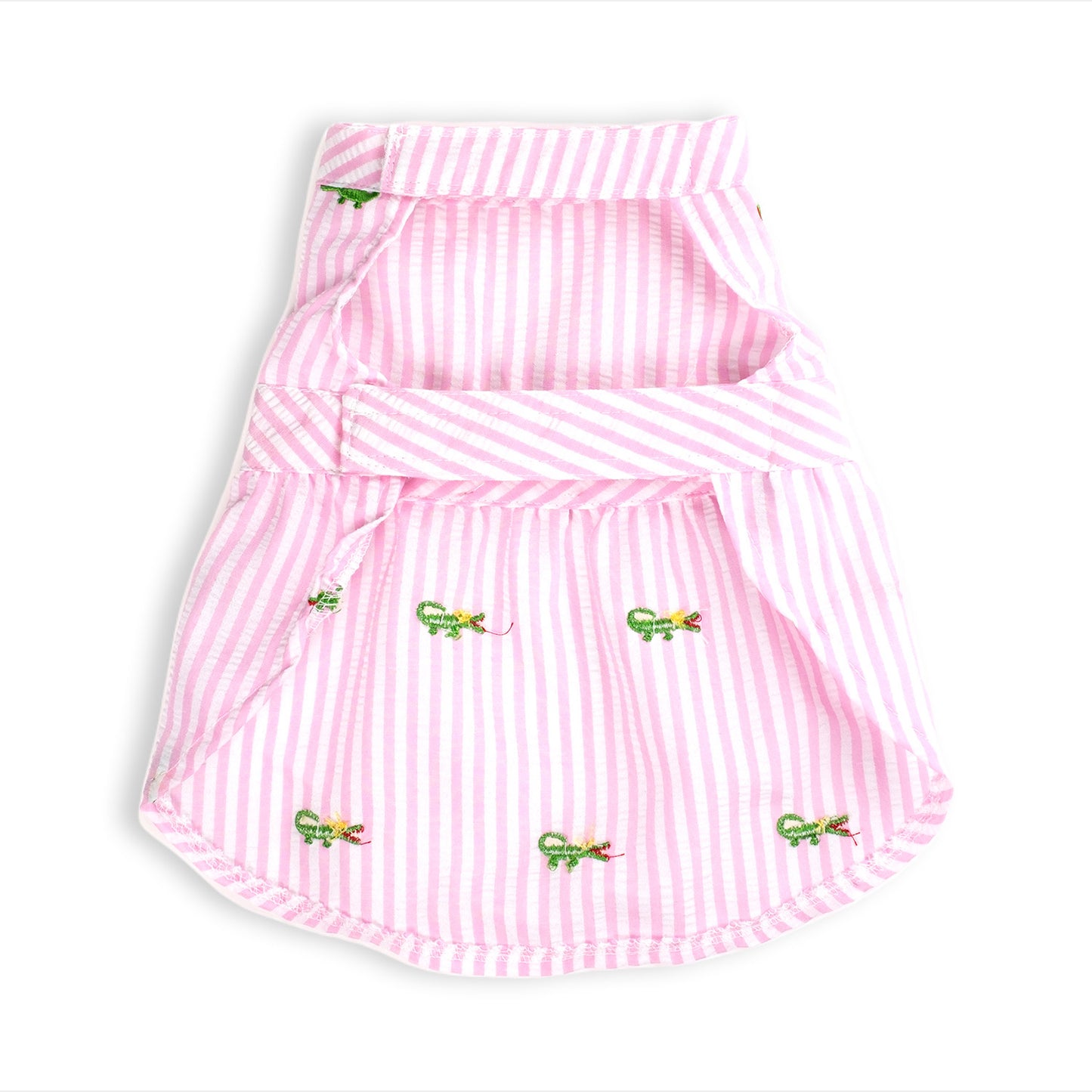 The Worthy Dog Camisa A Rayas Con Cocodrilo Para Perros