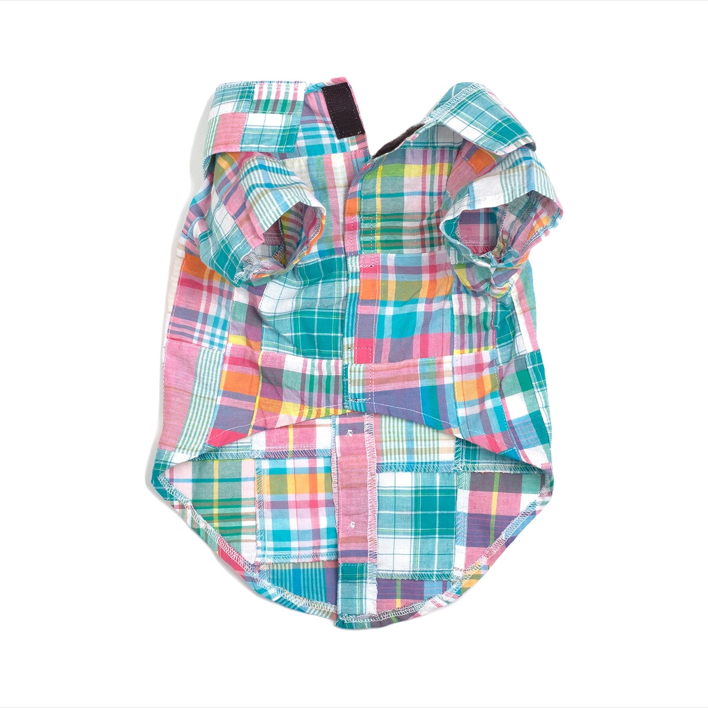 The Worthy Dog Camisa Con Parches Multicolor Para Perros
