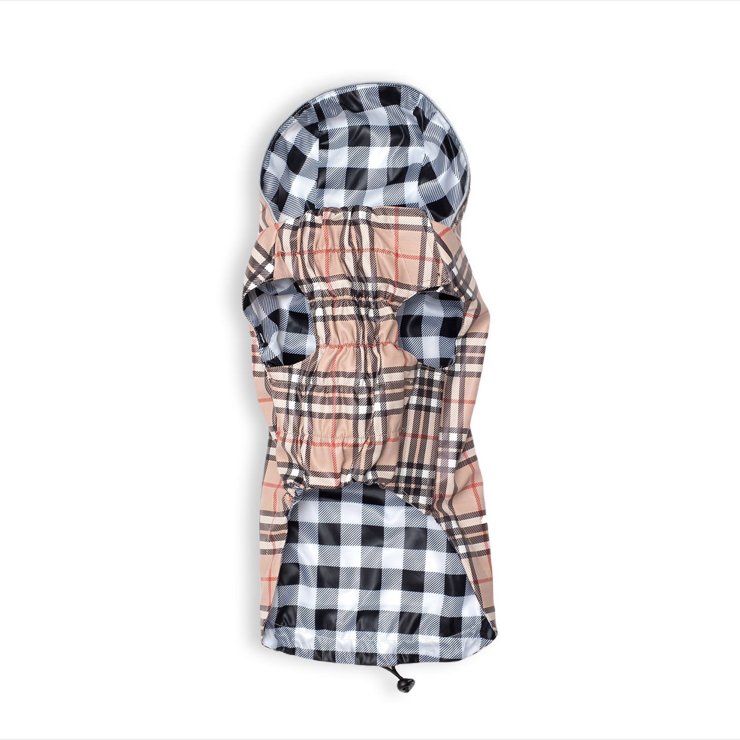The Worthy Dog Chaqueta Impermeable De Tonos Marron Para Perros