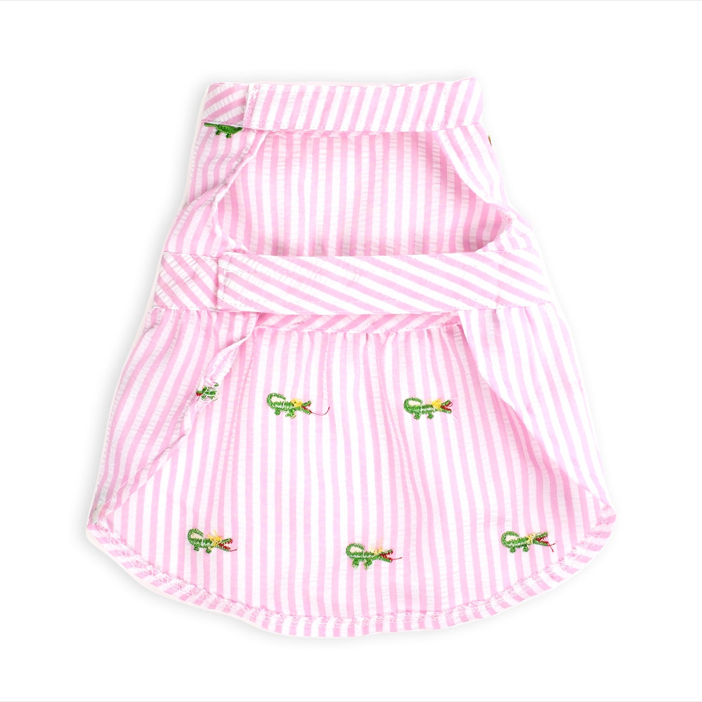 The Worthy Dog Camisa A Rayas Con Cocodrilo Para Perros