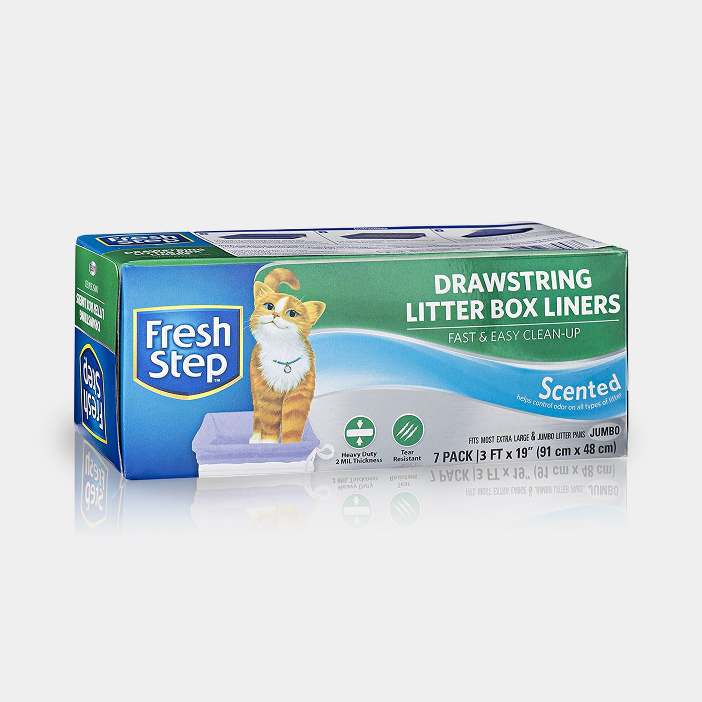 Fresh Step Bolsa De Basura Con Cordón Y Aroma De Arenero Para Gato