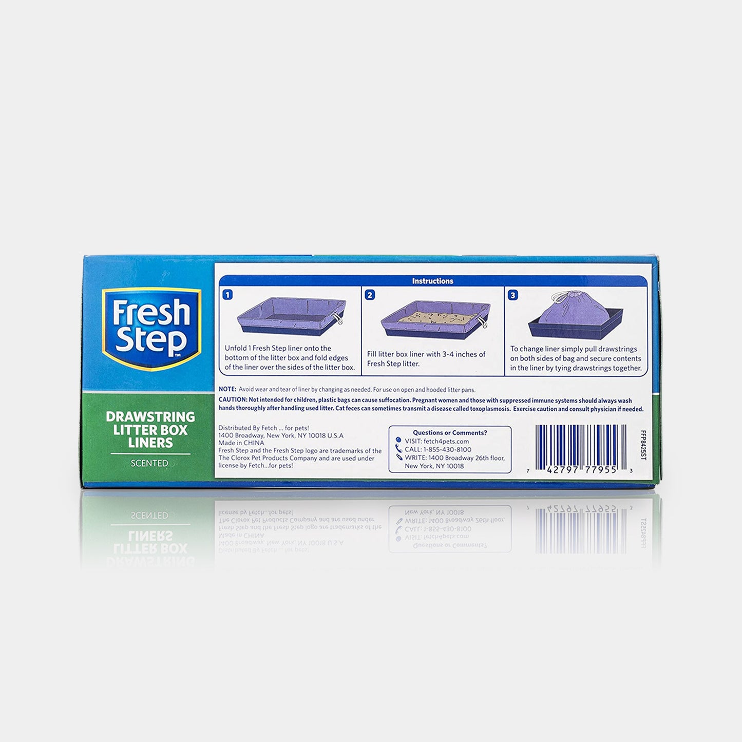 Fresh Step Bolsa De Basura Con Cordón Y Aroma De Arenero Para Gato