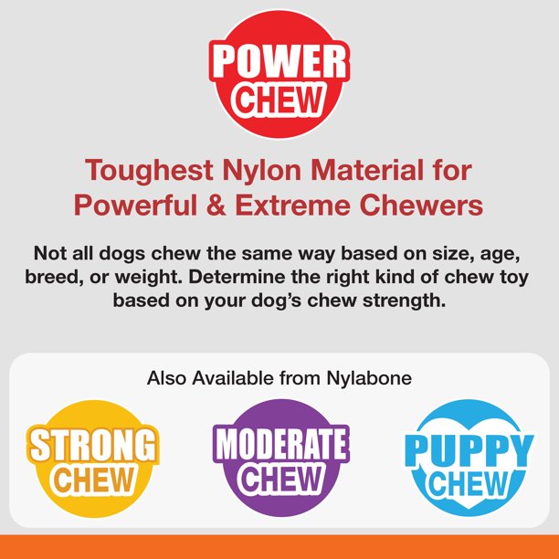 Nylabone Power Chew Juguete En Forma de Hueso Con Nudo Para Perro