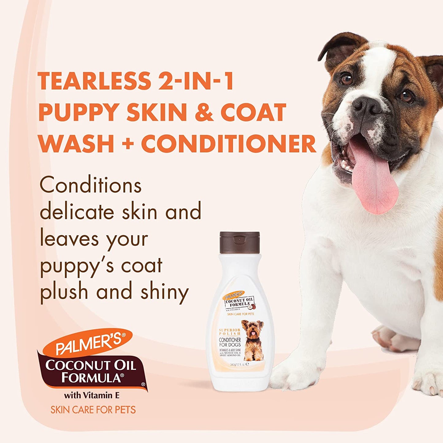 Palmers For Pets Acondicionador Con Aceite De Coco Para Perro