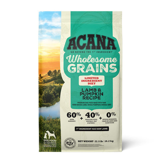 Acana Wholesome Grains Lamb & Pumpkin Recipe