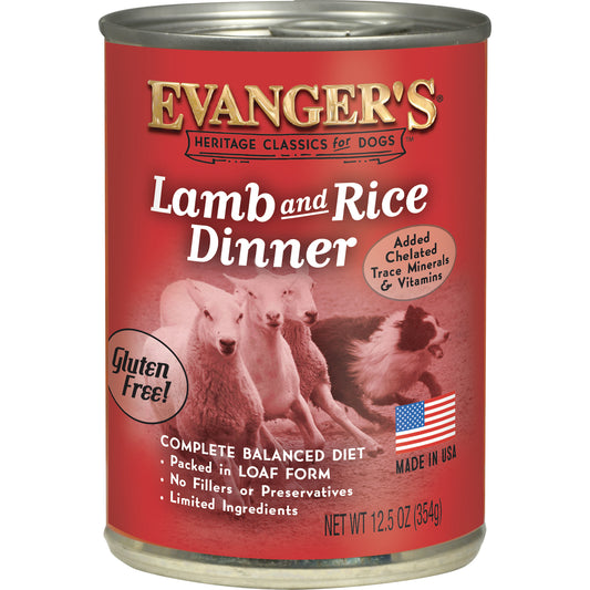 Evangers Lamb & Rice Dinner Alimento Para Perro