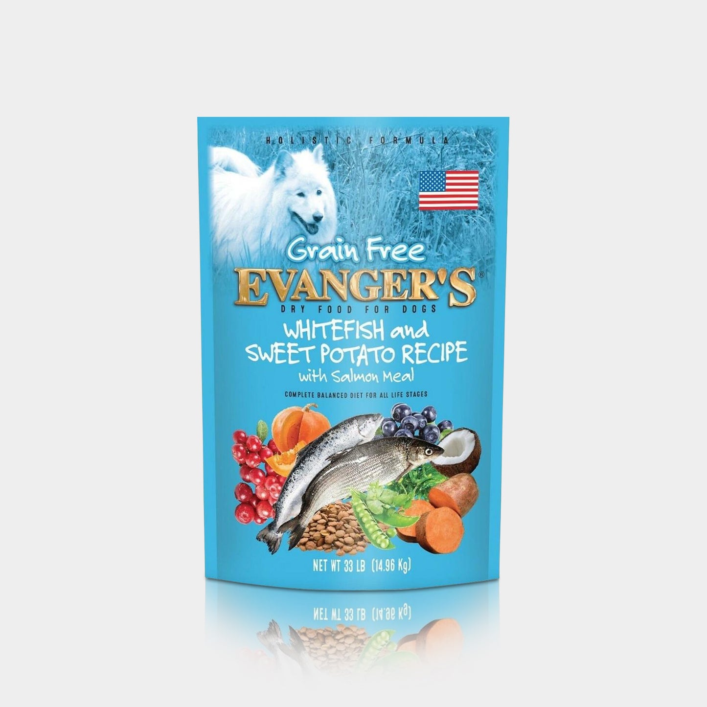 Evangers Gf Whitefish Sweet Potato With Salmon And Venison Meal Alimento Para Perro