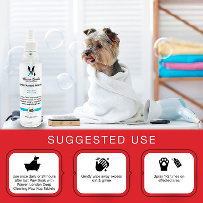 Warren London Spray Para Limpieza Profunda De Pata Para Perro