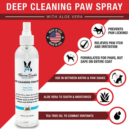 Warren London Spray Para Limpieza Profunda De Pata Para Perro