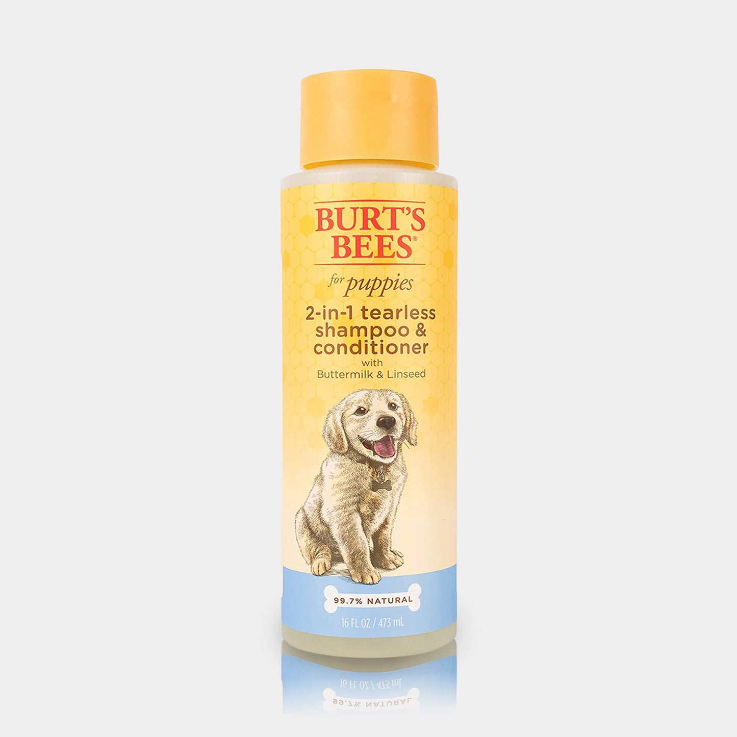 Burts Bees Shampoo Y Acondicionador Para Cachorros 2 en 1 Con Suero De Leche Y Aceite De Linaza