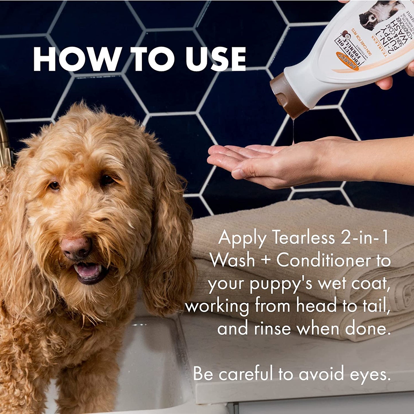 Palmers For Pets Shampoo Y Acondicionador Para Cachorro 2 En 1 Para Perro