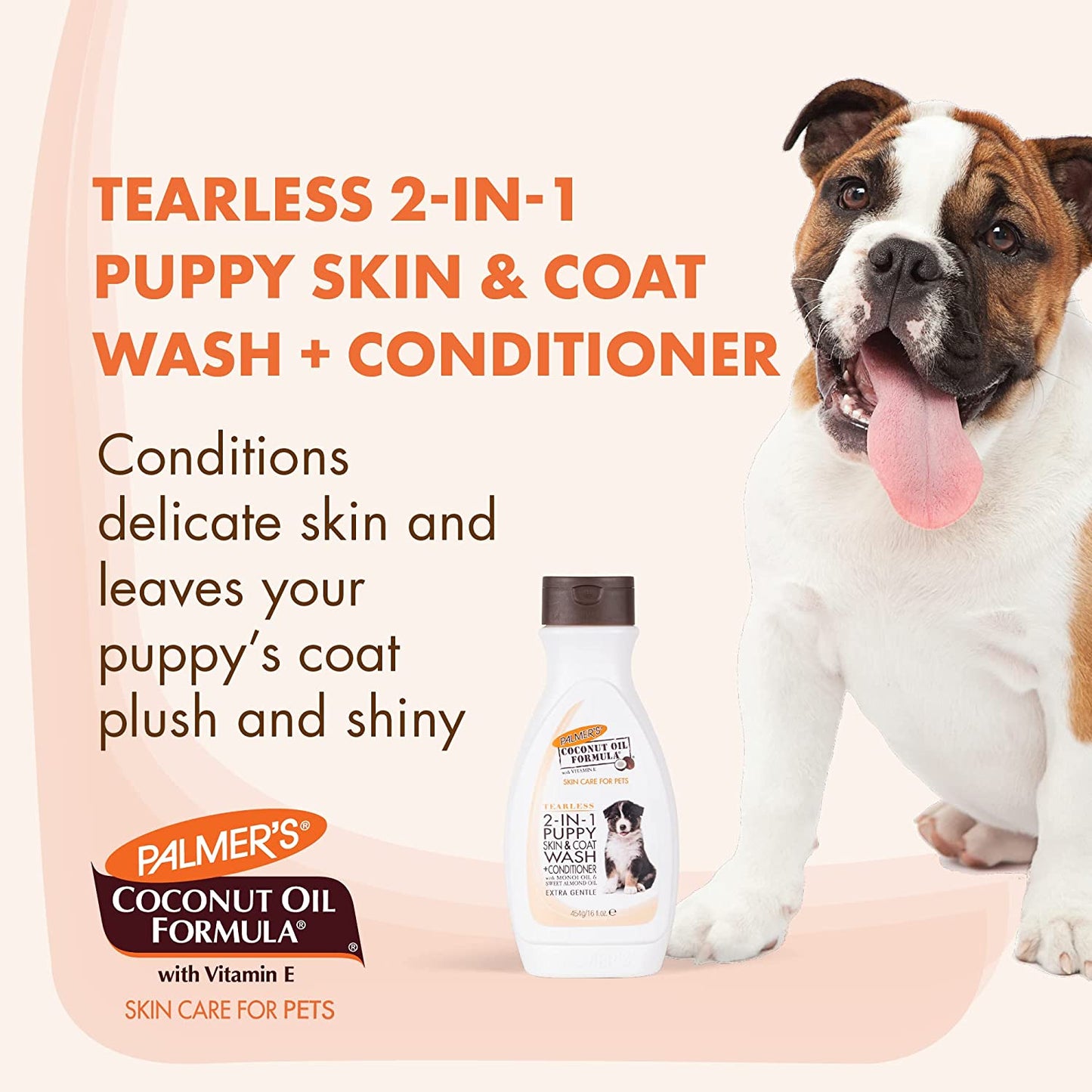 Palmers For Pets Shampoo Y Acondicionador Para Cachorro 2 En 1 Para Perro