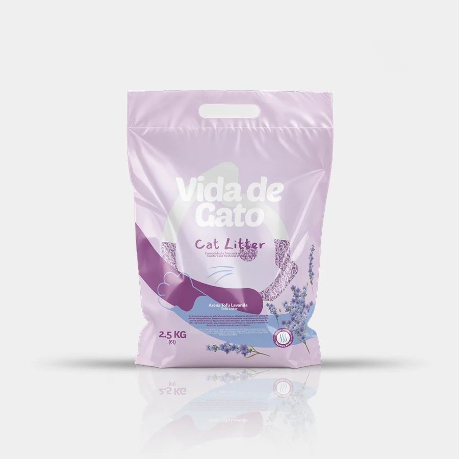 Arena de Gato - Tofú Lavanda 2.5Kg