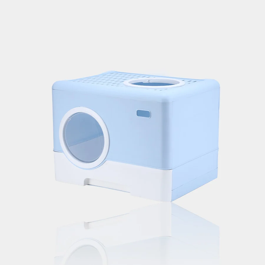 Caja Plástica para Arena de Gato, Colores Surtidos