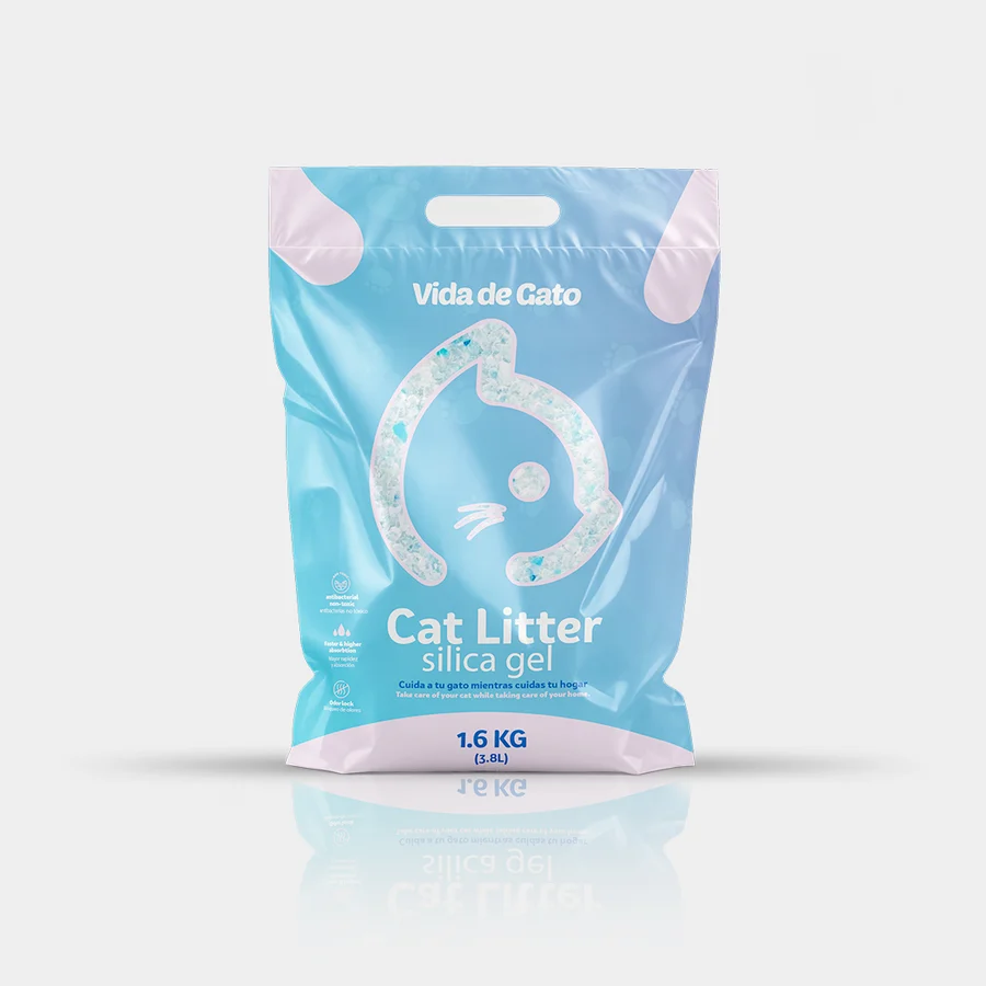 Cat Litter Silica Gel / Arena de Gato Silica Gel