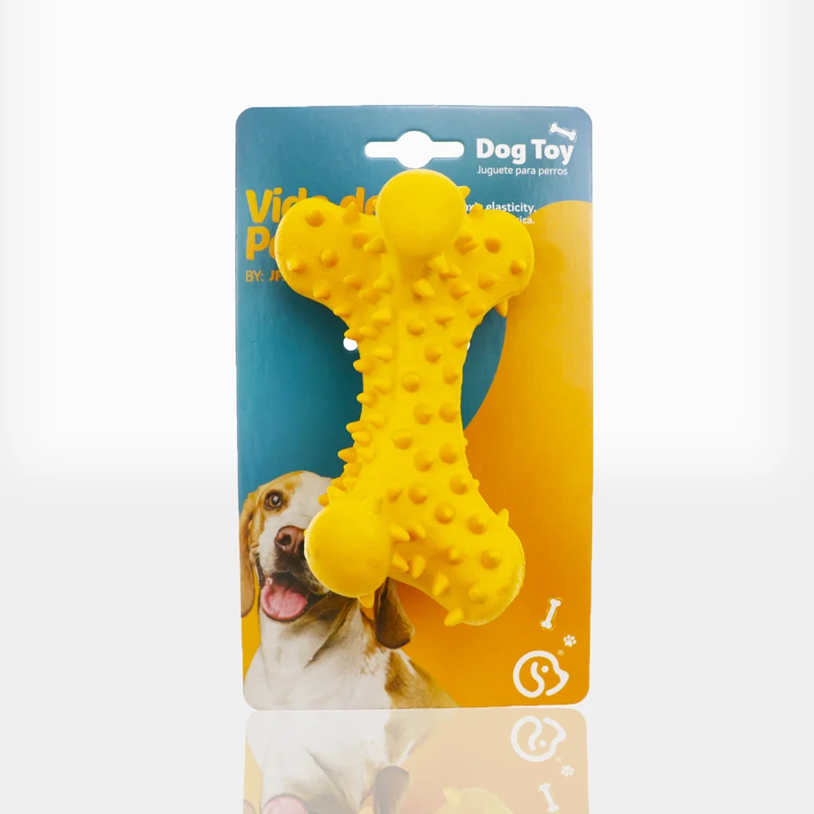 Juguete tridimensional en Forma de Hueso con Puas