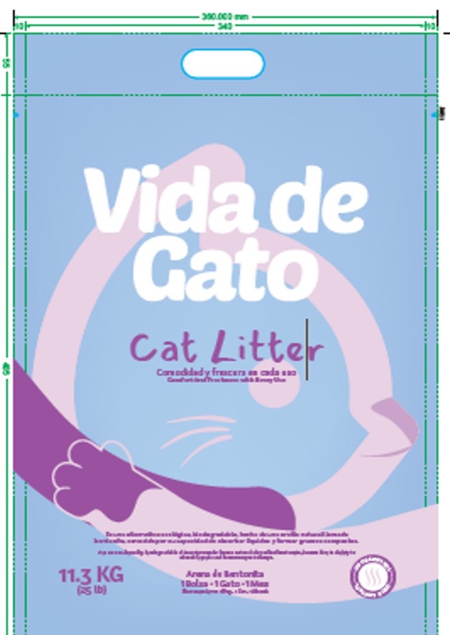 Arena para gato de bentonita sin aroma 4.5 kg