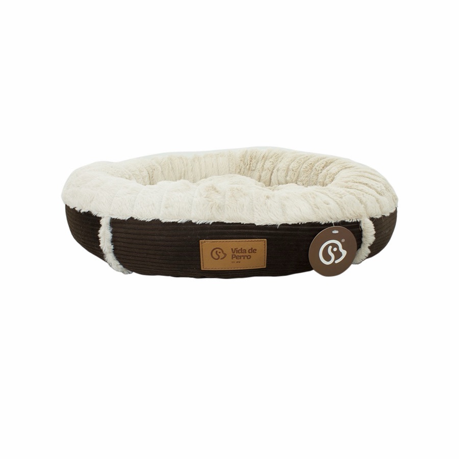 Cama redonda lavable