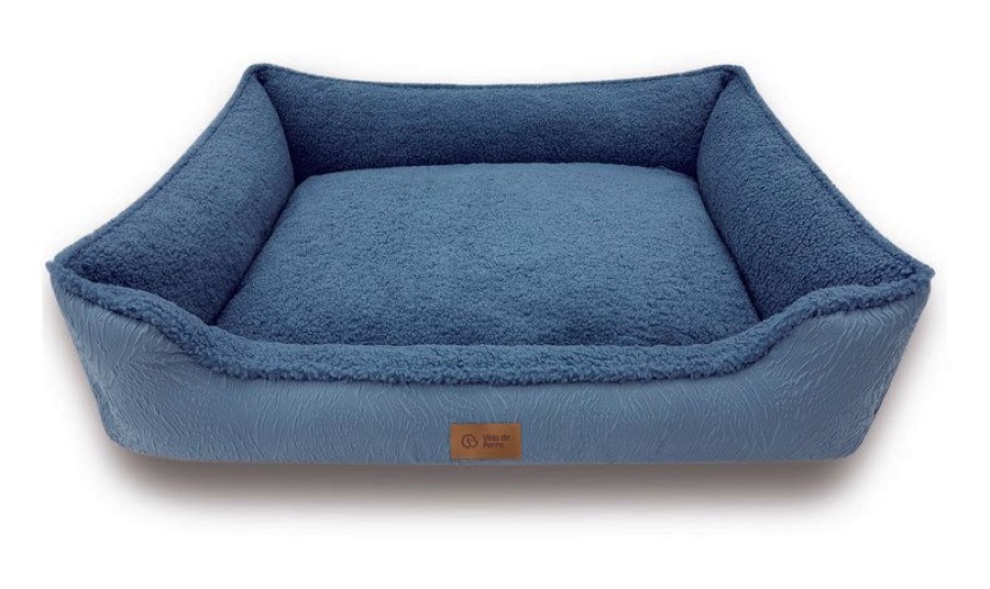 Cama rectangular con bordes