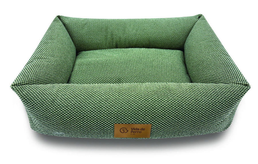 Cama rectangular con bordes