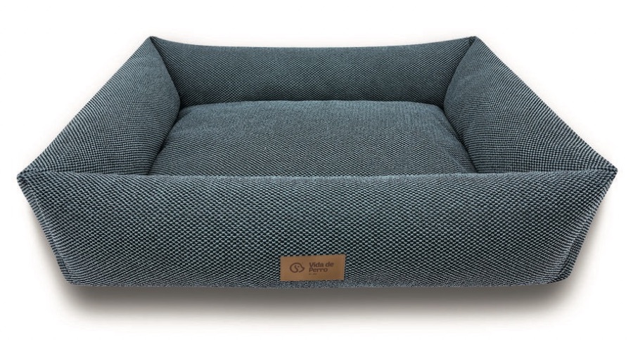 Cama rectangular con bordes