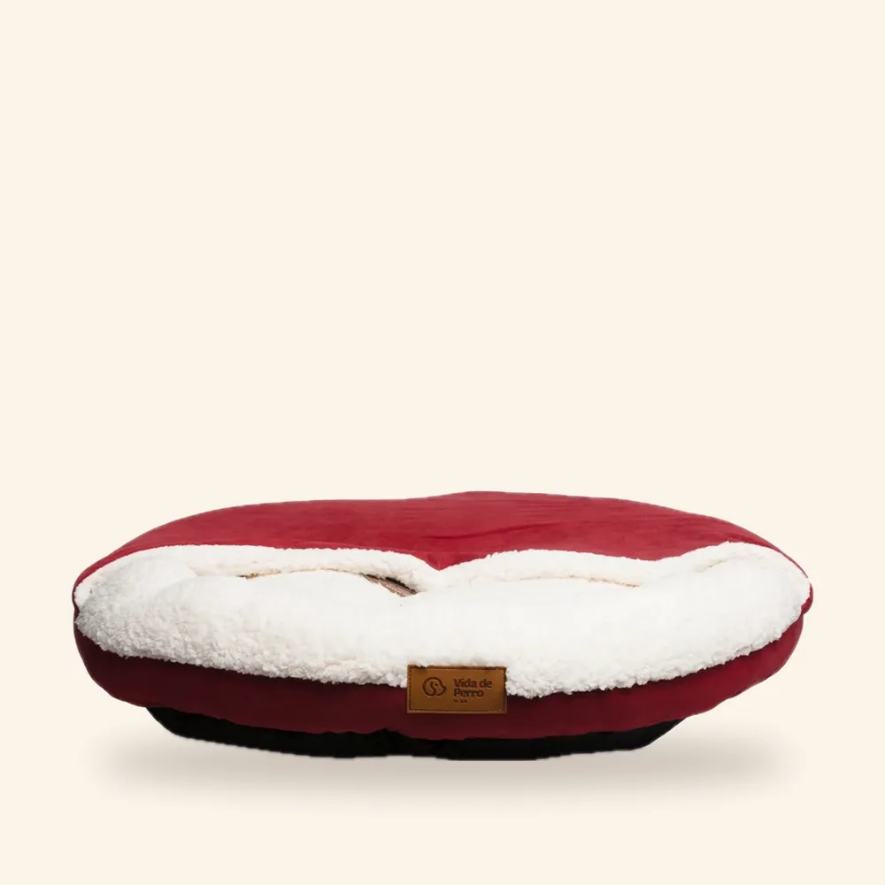 Cama para perro "Pancho" con cuevita, tallas S y M