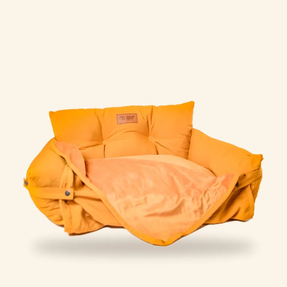Cama con bordes para perro, tallas S, M y L