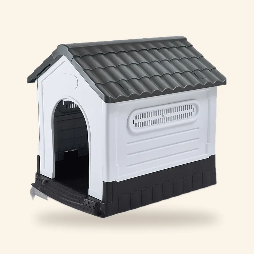 Casa plástica plegable para perro, tallas S, M y L