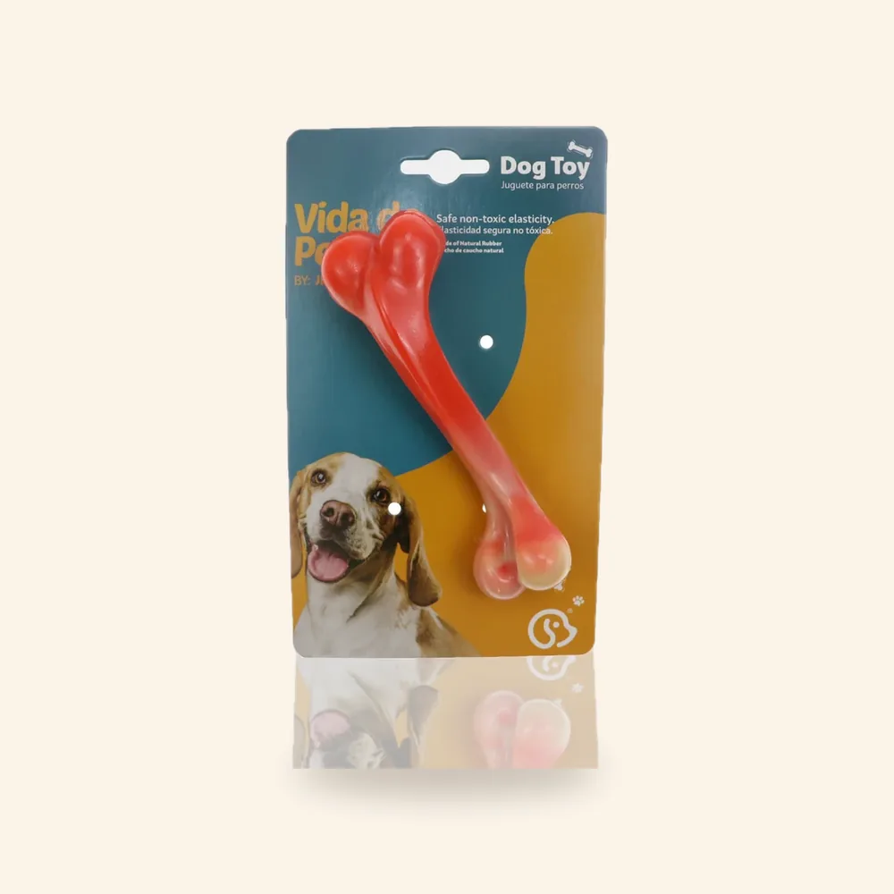 Juguete de nylon en forma de hueso, tallas S, M y L