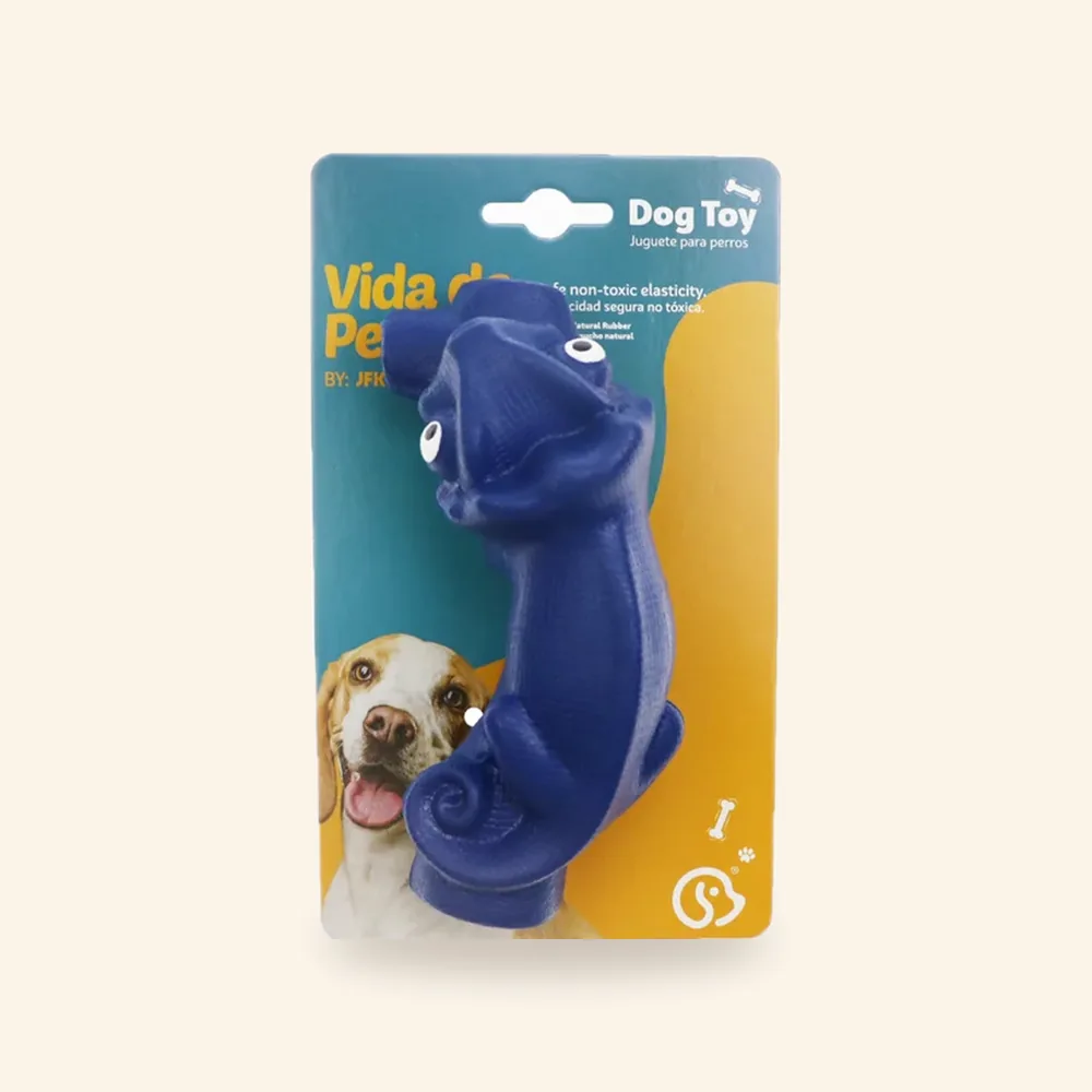 Juguete de caucho para perro en forma de lagartija
