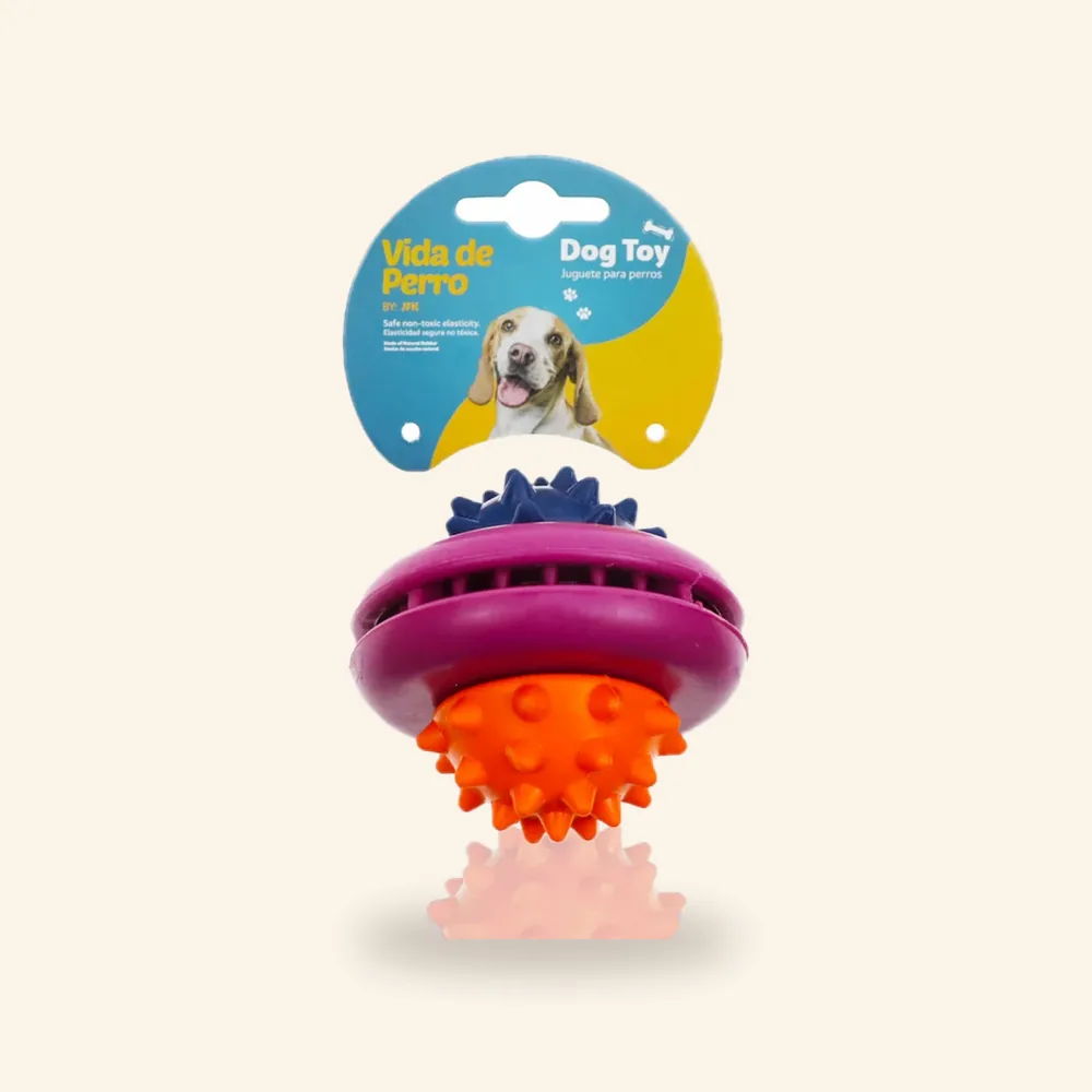 Juguete de caucho natural para perro, planeta