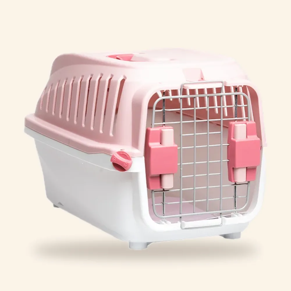 Transportador de plástico para mascotas 60 x 38 x 36.5 cm