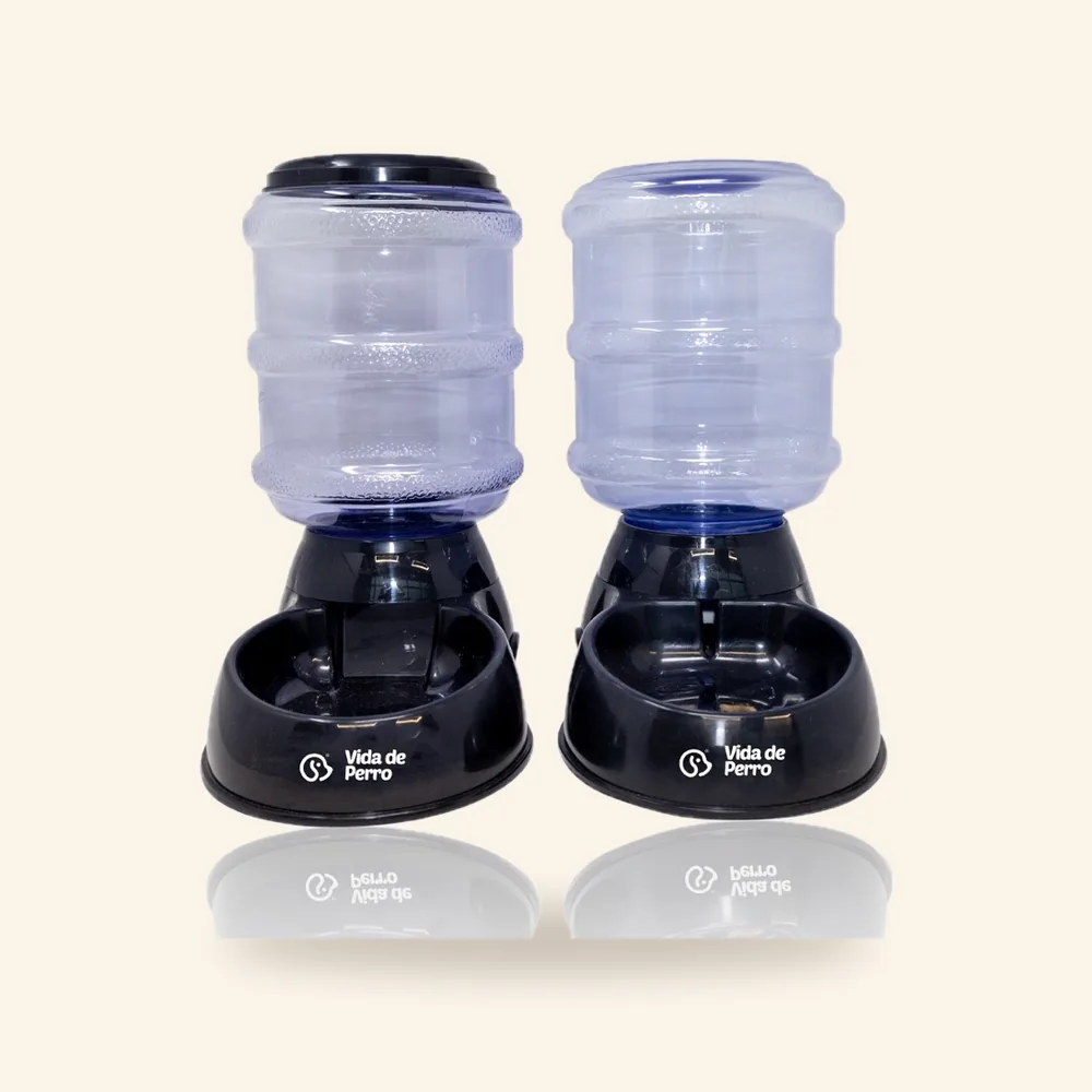 Comedero 2 en 1 de agua y comida para mascotas