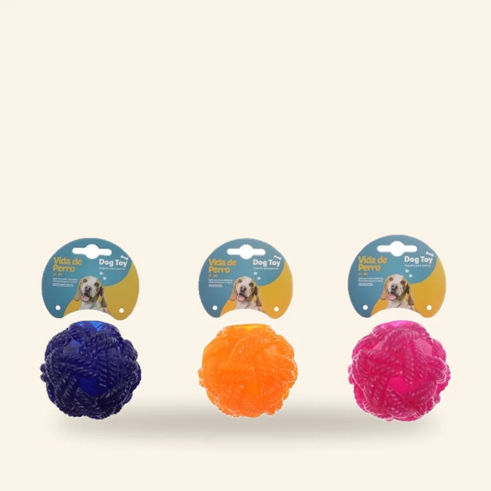 Pelota de TPR con chirrido para perro
